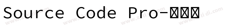 Source Code Pro字体转换